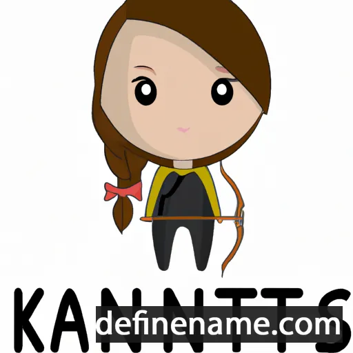 cartoon of the name Katniss