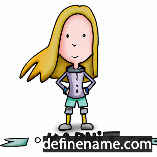 cartoon of the name Katrijn