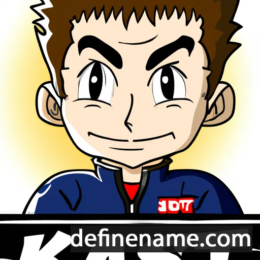 cartoon of the name Katsu