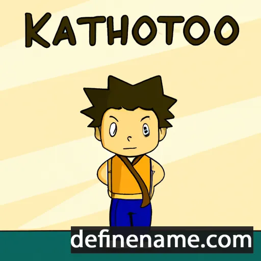 cartoon of the name Katsuhito