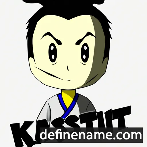 cartoon of the name Katsumi