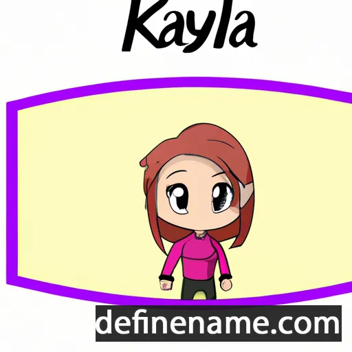 Kayla cartoon