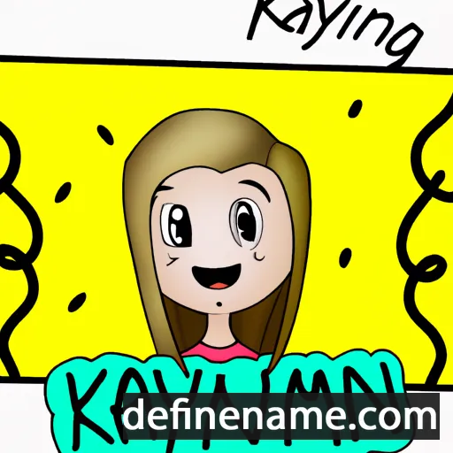 cartoon of the name Kaylynn