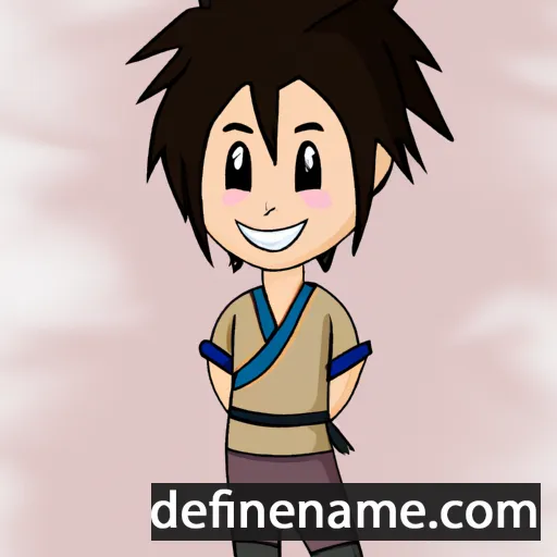 cartoon of the name Kazue