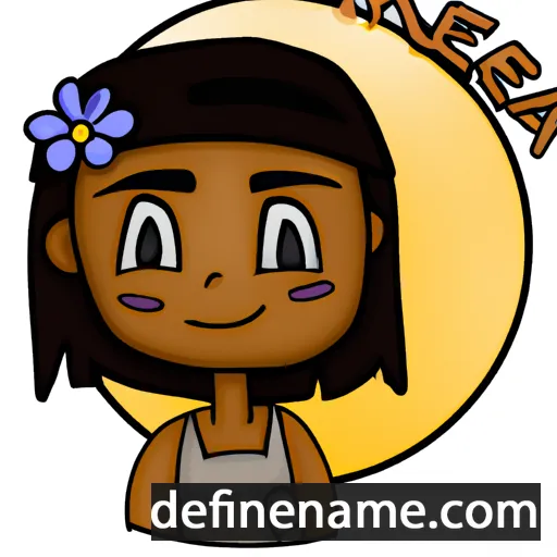 cartoon of the name Keala