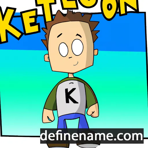 cartoon of the name Keaton