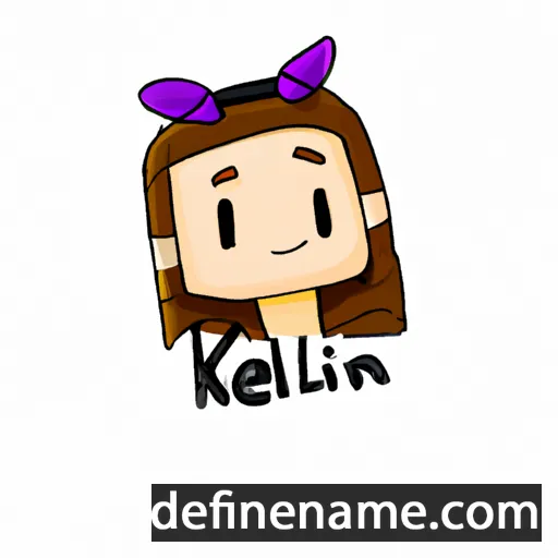 cartoon of the name Keelin