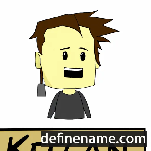 cartoon of the name Kegan