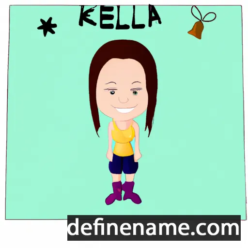 cartoon of the name Keila