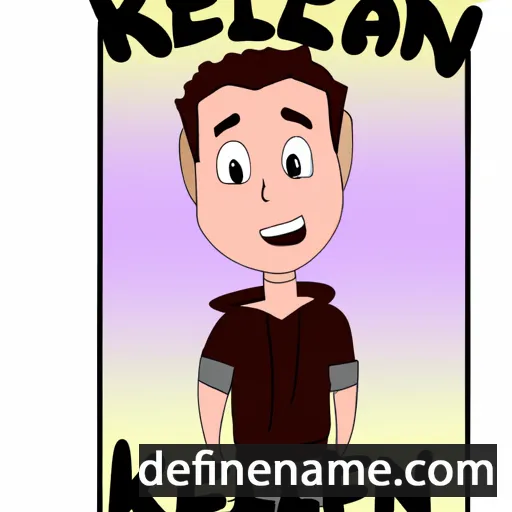 cartoon of the name Kellen