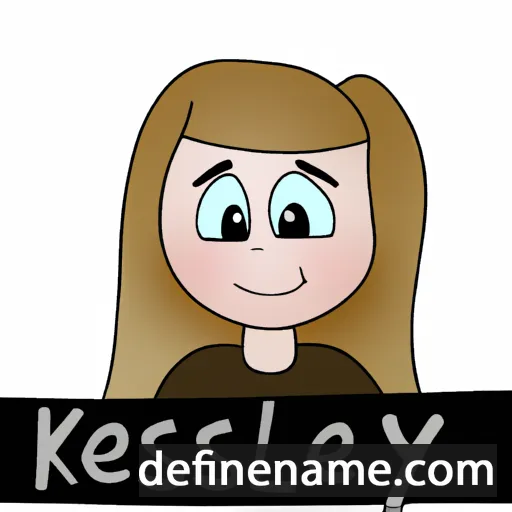 cartoon of the name Kelsey