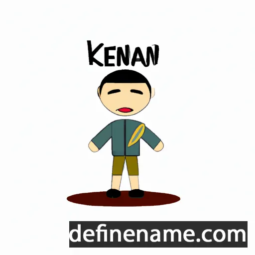 cartoon of the name Kena'an