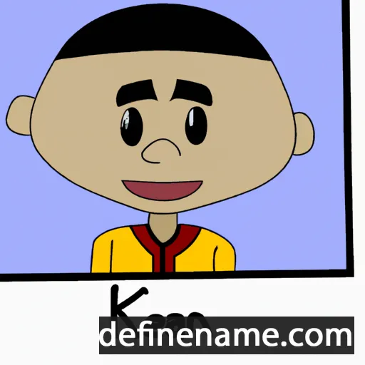 cartoon of the name Kenan