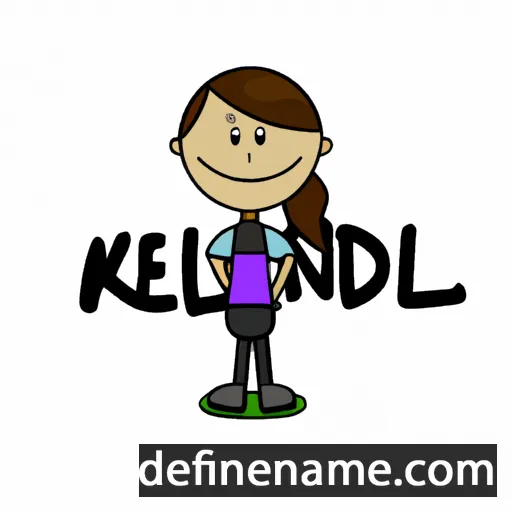 cartoon of the name Kendal