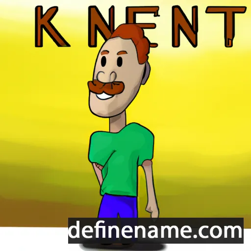 cartoon of the name Kennet