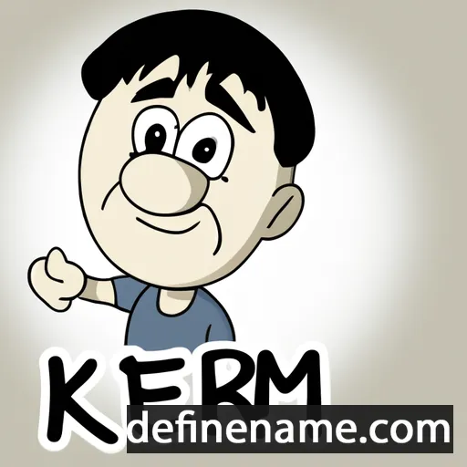 cartoon of the name Kerîm