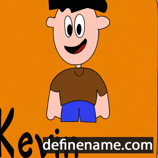 cartoon of the name Kevin