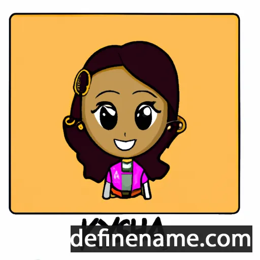 Keysha cartoon