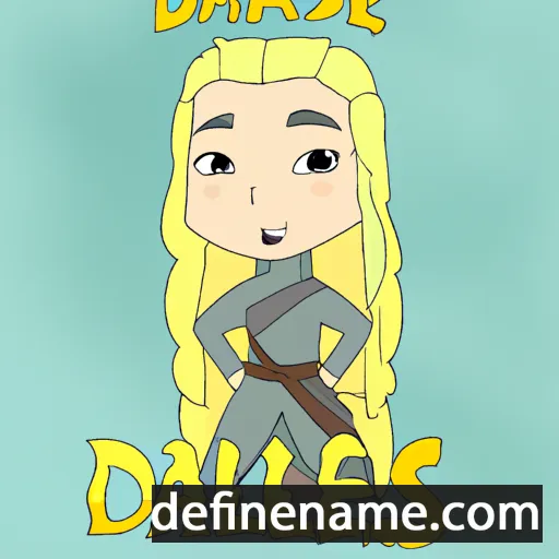 cartoon of the name Khaleesi