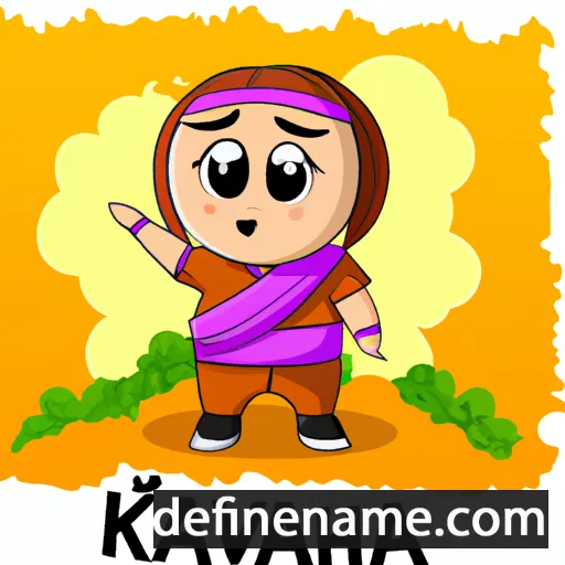 cartoon of the name Khava