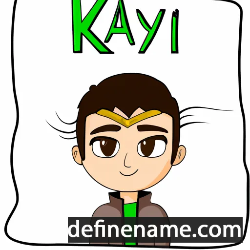 cartoon of the name Khayri