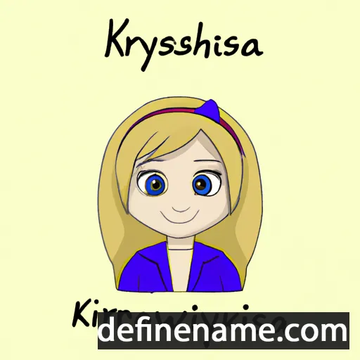 Khrystyna cartoon