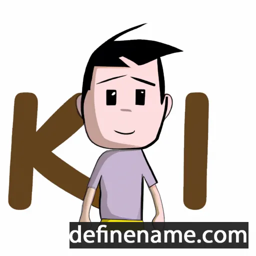 cartoon of the name Ki