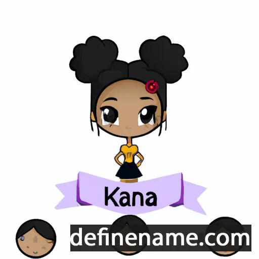 Kiana cartoon