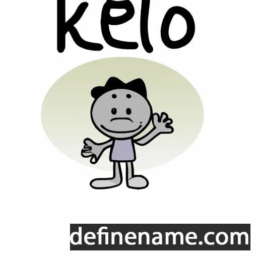 cartoon of the name Kielo