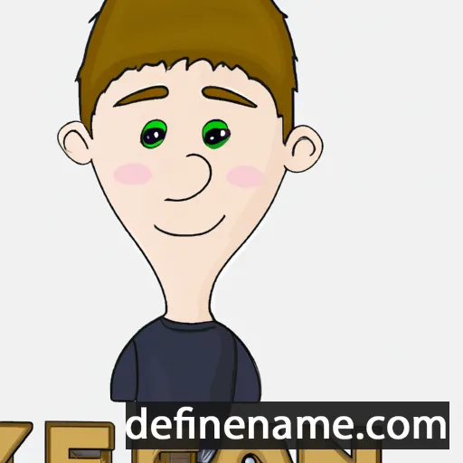 cartoon of the name Kieran