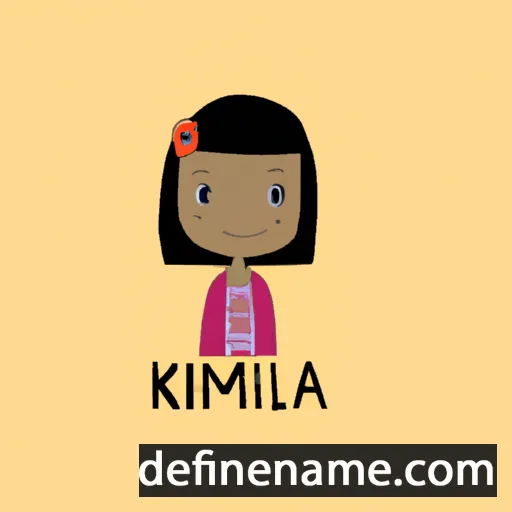 cartoon of the name Kimimela