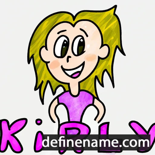 cartoon of the name Kirrily