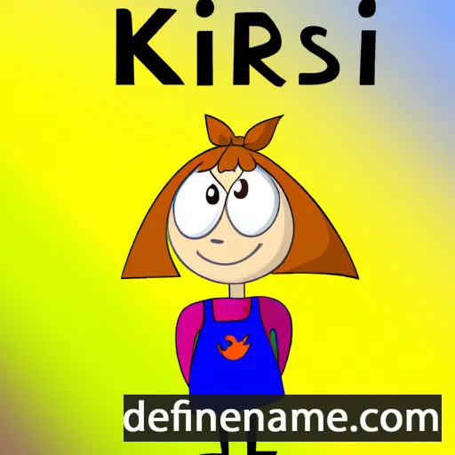 cartoon of the name Kirsi