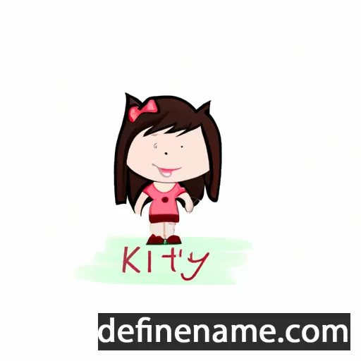 cartoon of the name Kitty