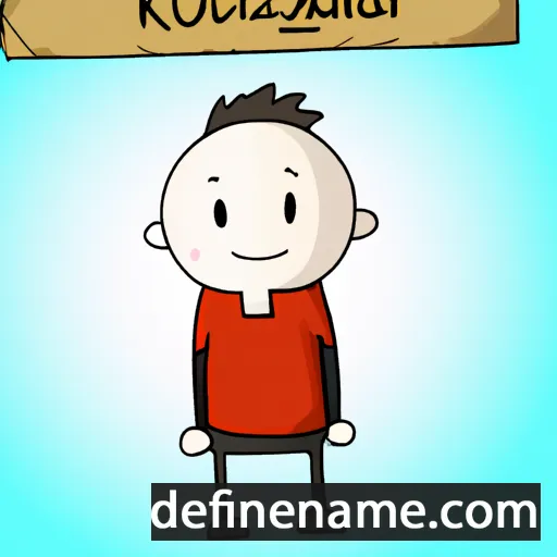 cartoon of the name Klaudiusz