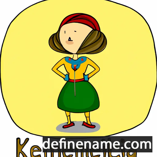 cartoon of the name Klementina