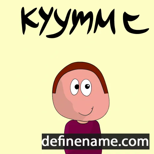 cartoon of the name Klyment