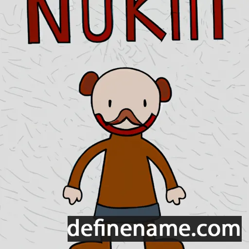 cartoon of the name Knútr