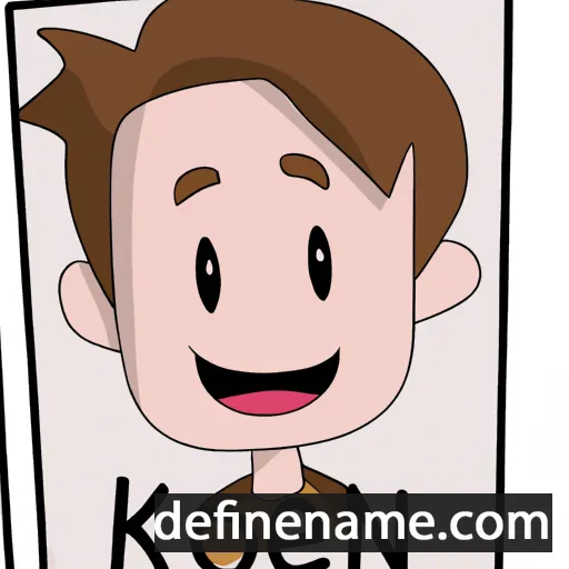 cartoon of the name Koen