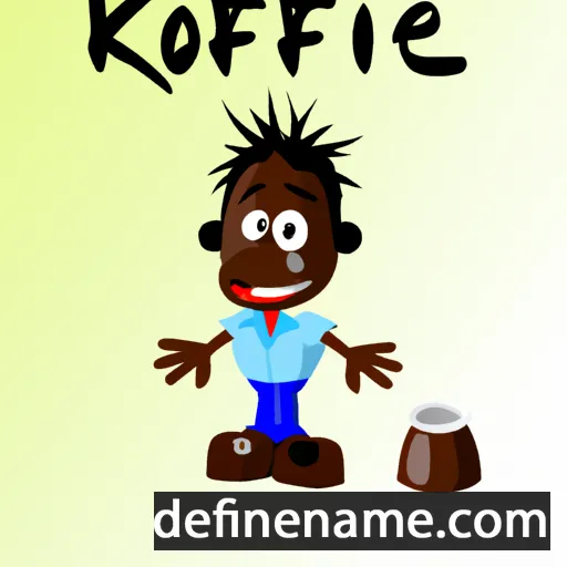 cartoon of the name Koffi