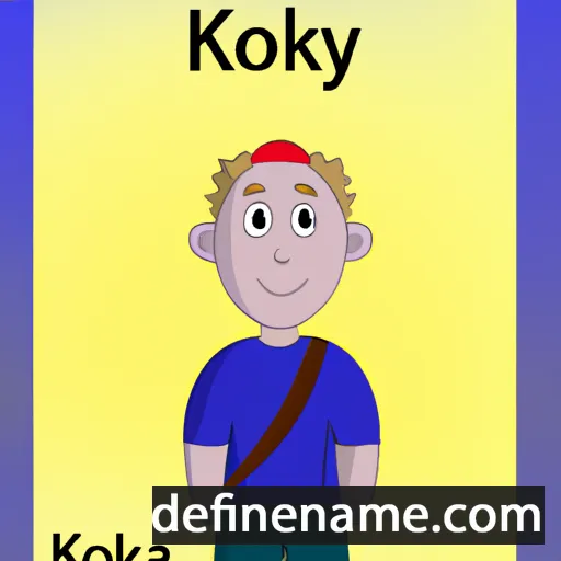 cartoon of the name Kolya