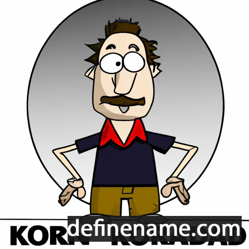 cartoon of the name Konrad