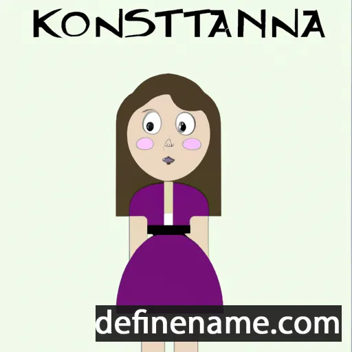 Konstantina cartoon