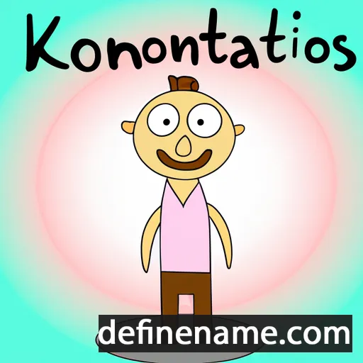 Konstantinas cartoon