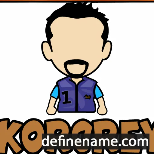 cartoon of the name Koray