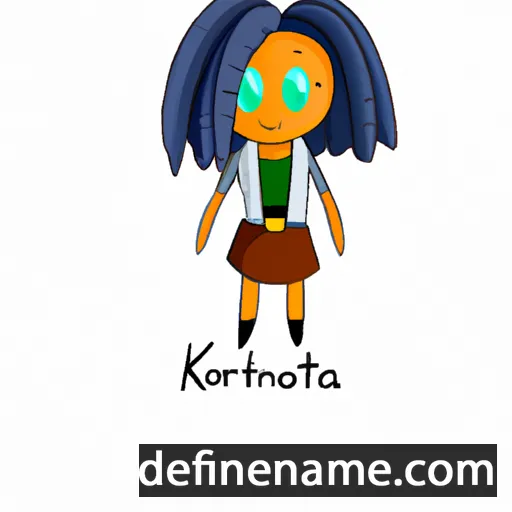 cartoon of the name Korinthia