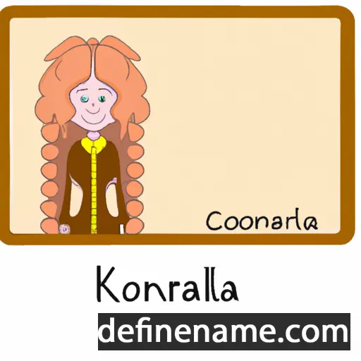 cartoon of the name Korneliya