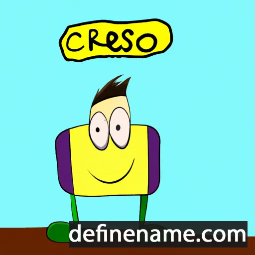 cartoon of the name Krešo