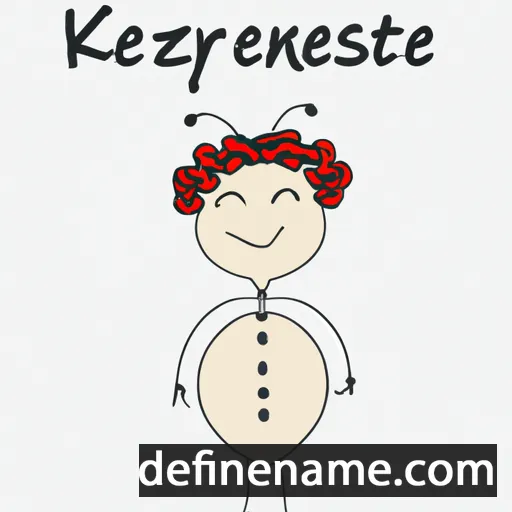 cartoon of the name Kreszentia