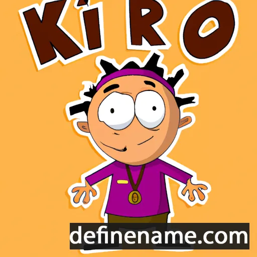 cartoon of the name Krikor